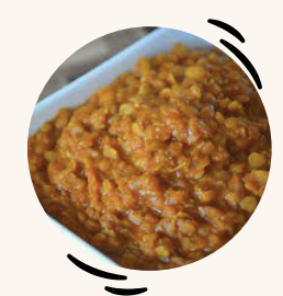 Rich red lentil stew with berbere spices